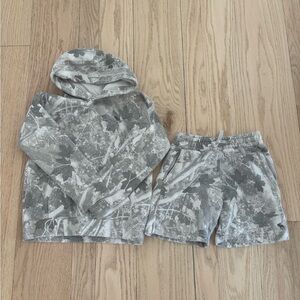 Abercrombie Camouflage Hoodie and Shorts Set